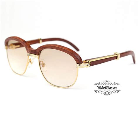 cheap cartier wood grain glasses|vintage cartier glasses wood.